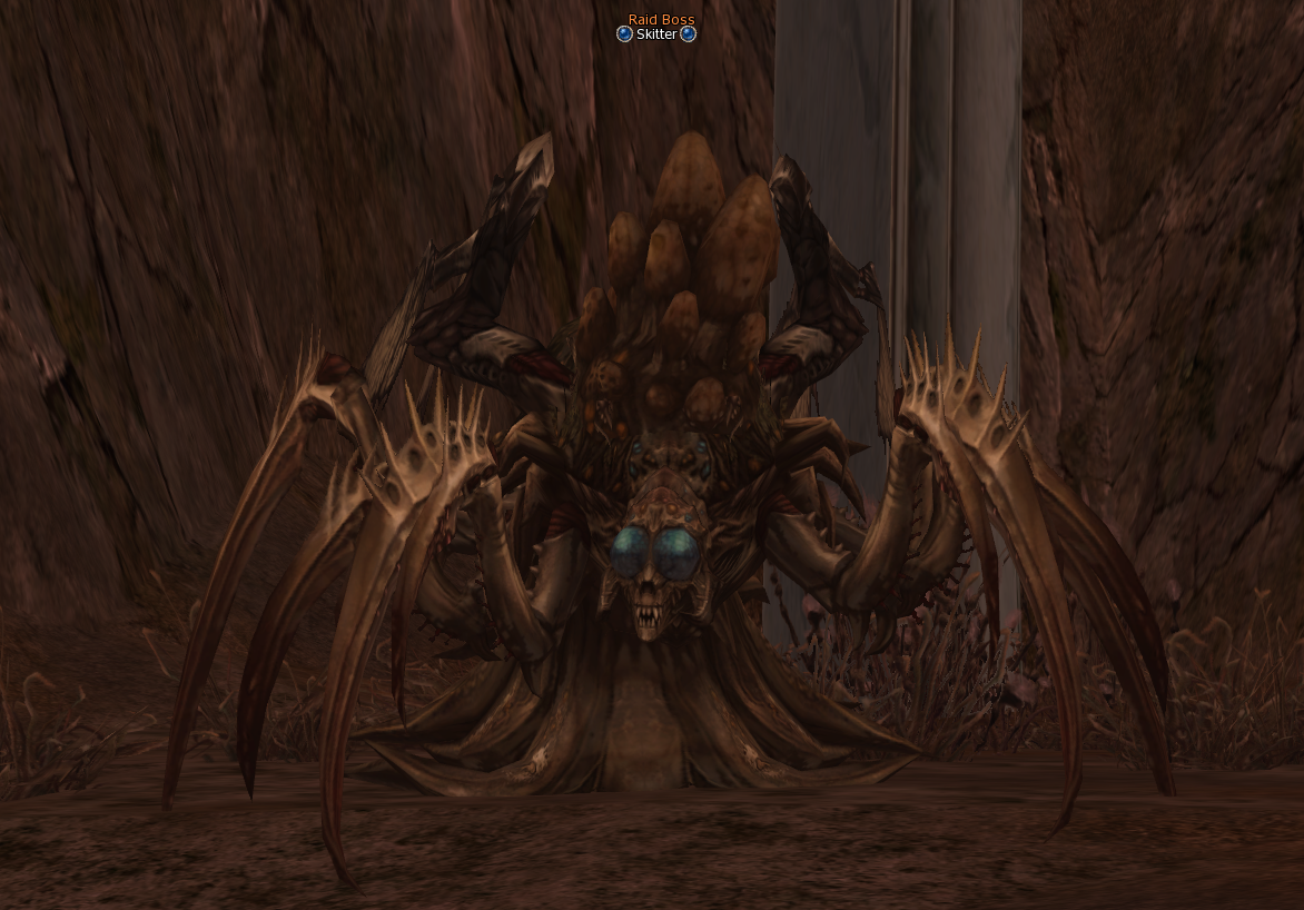 Raid Boss Skitter 55 уровня для квеста First Whisper Первый шепот