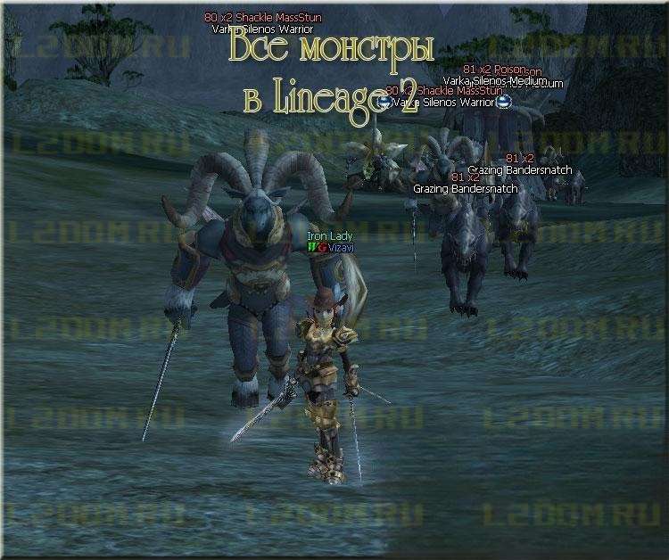 Все монстры в Lineage 2 - All monsters