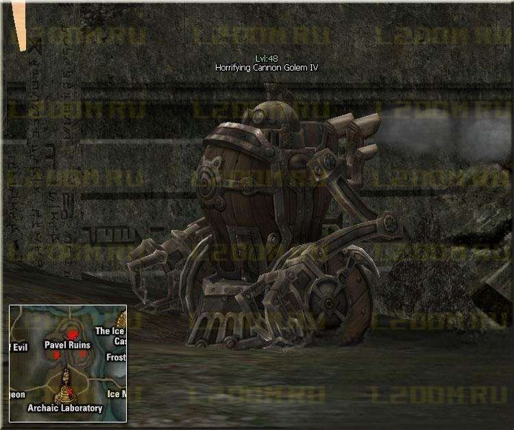 Horrifying Cannon Golem IV - Lvl 48